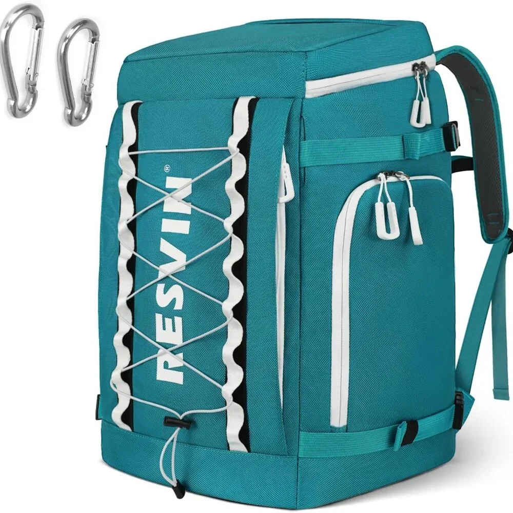 Boot Bag Large 55L Ski Boot Bag Backpack 1680D Nylon Waterproof Ski Bag